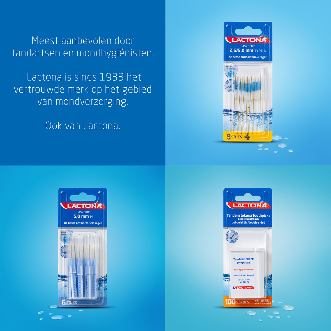 Lactona Interdental cleaner S 4.0mm (8 stuks)