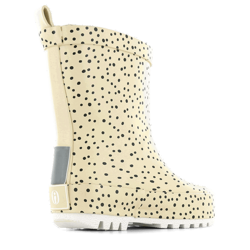 Shoesme beige regenlaars met blauwe dotjes Rubber | Sale