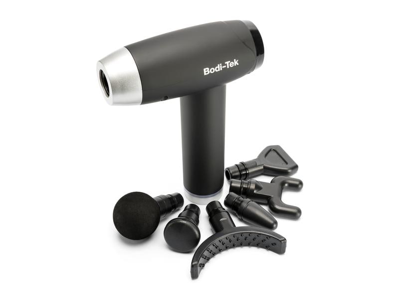 Bodi-Tek Massage Pistole Tissue Sports Massage Gun Tiefenmassagegerät mit 6 austauschbaren Aufsätzen und Akkubetrieb