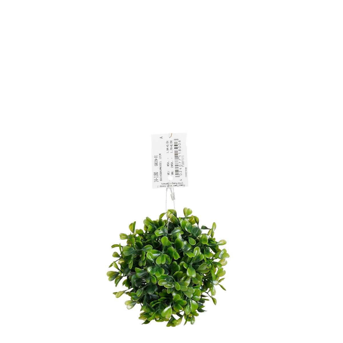 Mica decorations plante artificielle buxus - 115x30x114 cm - plastique - vert