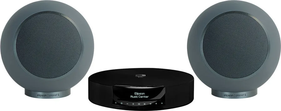 Elipson Music Center BT HD Noir   Planet L Neptune Stone (la paire) Chaînes hi-fi composées