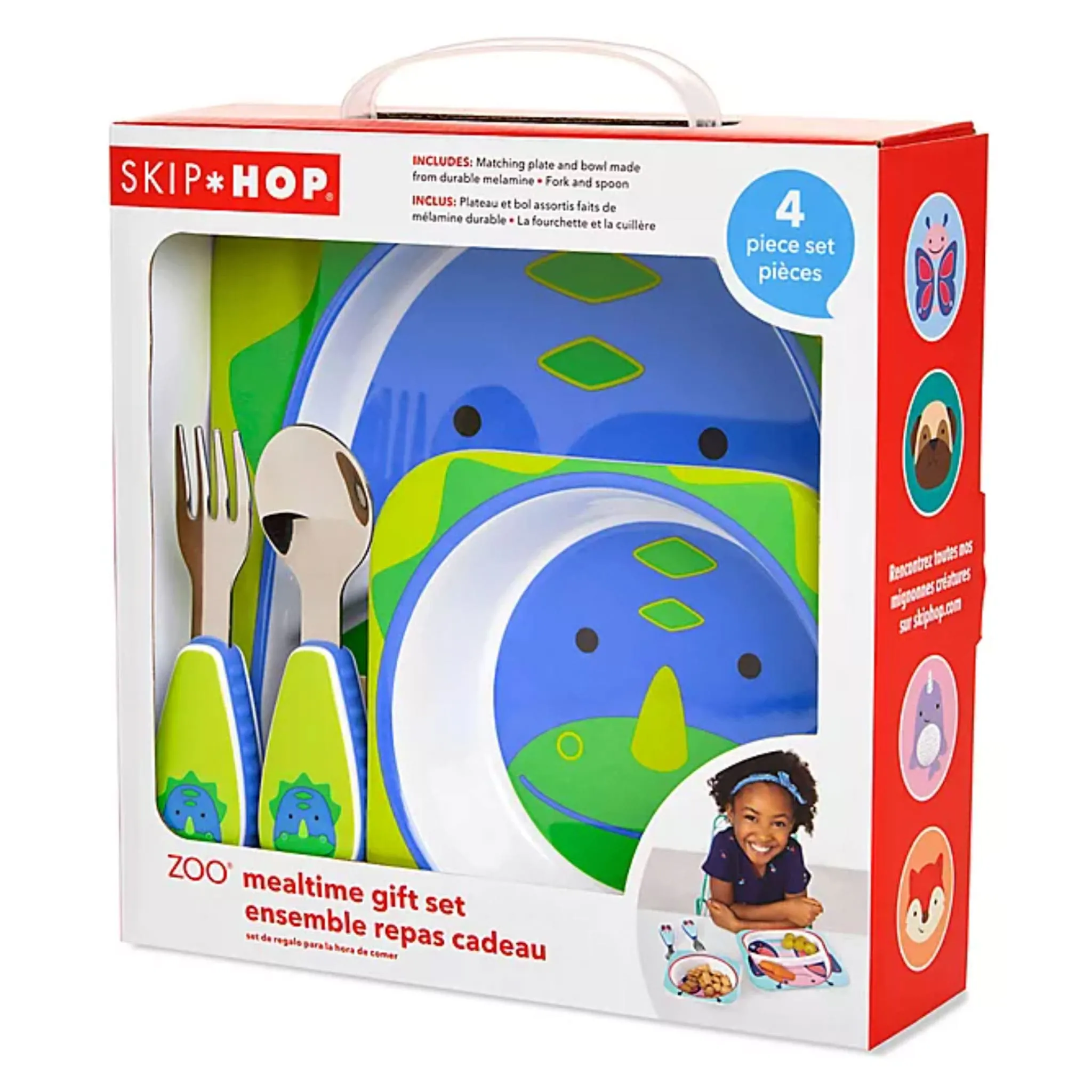 Skip Hop Ensemble Vaisselle 4 Pièces Zoo - Dino