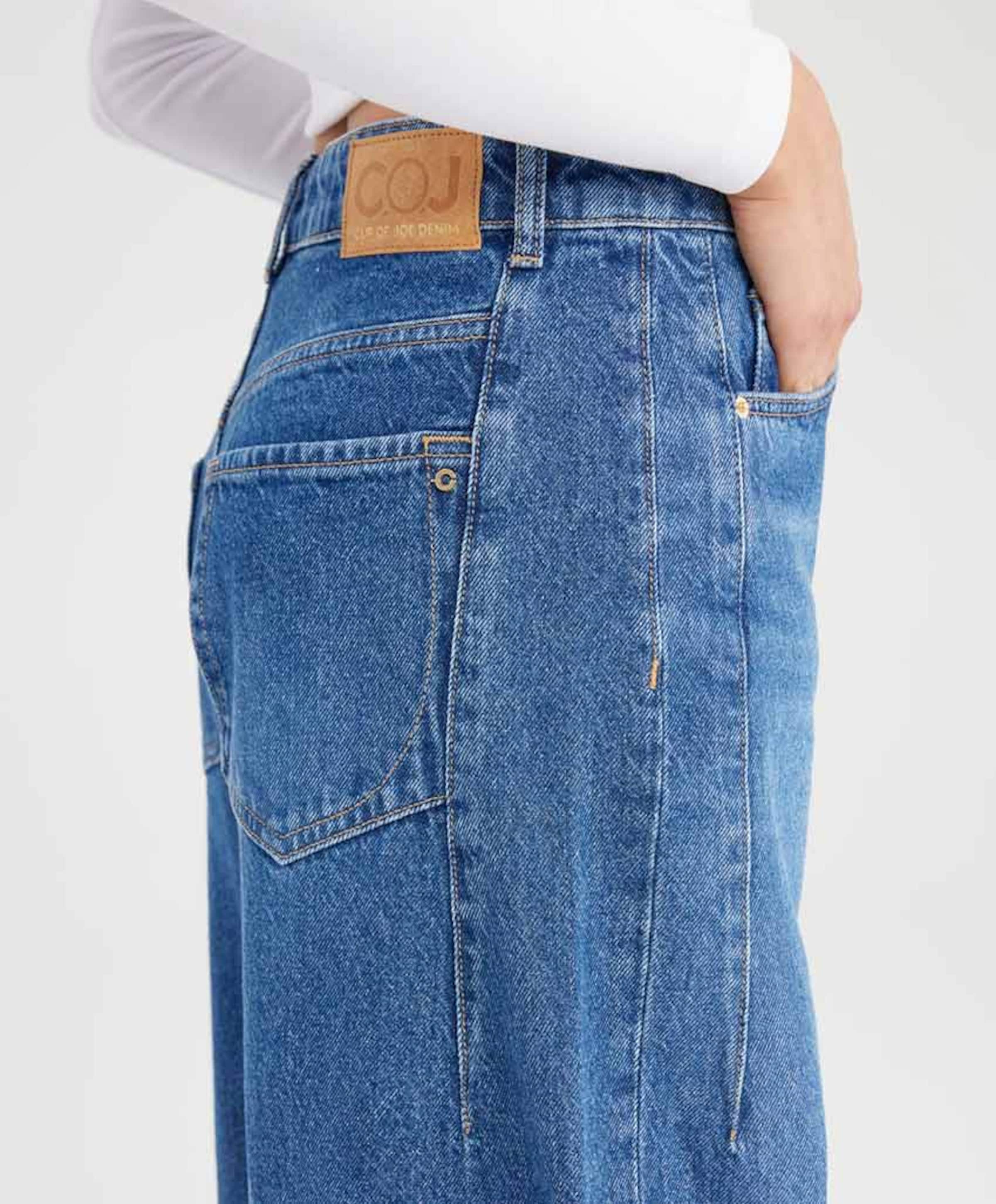 Cup of Joe Denim mid waist balloon jeans blauw