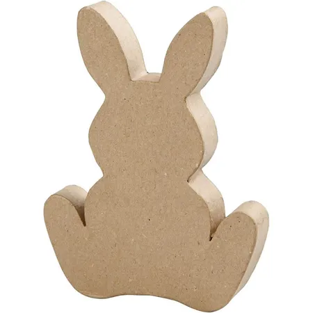Creative Company Osterhase, H: 18 cm, Tiefe: 2,5 cm