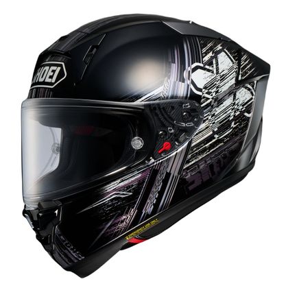 Casque Shoei X-SPR PRO - CROSS LOGO - Noir / Blanc