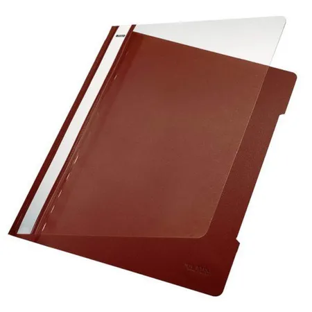 Leitz Hefter Standard, A4, langes Beschriftungsfeld, PVC, braun