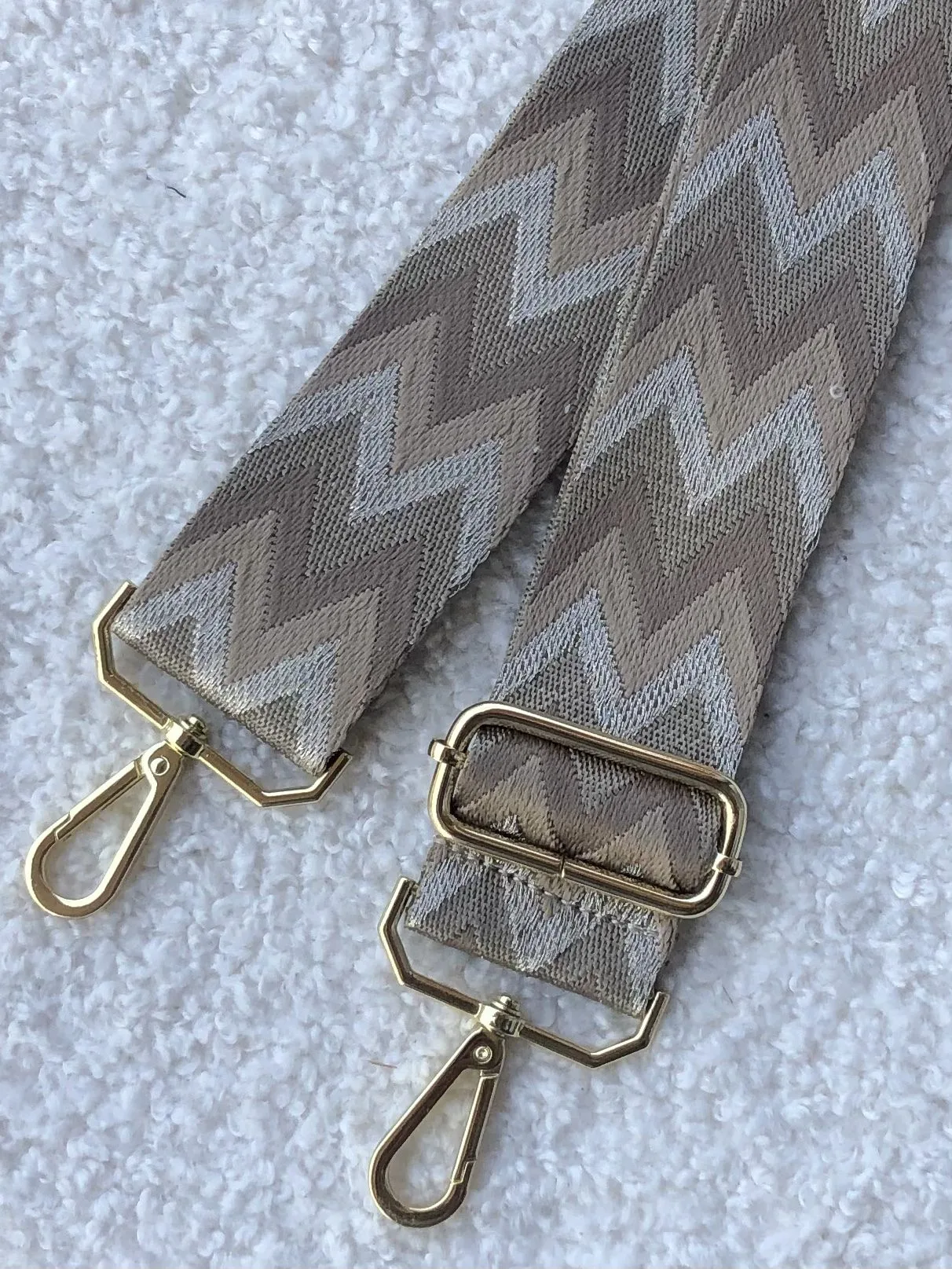 Bag Strap - Taupe/Zand/Zilver - Goud