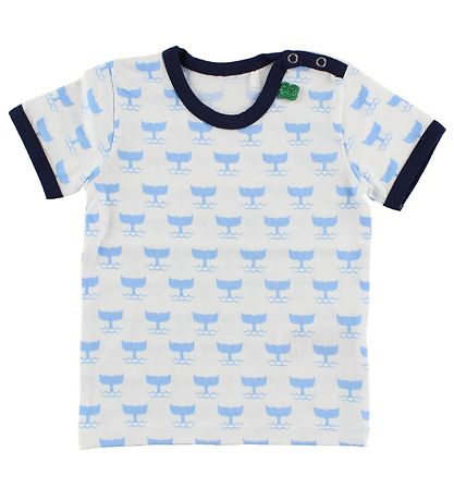 Freds World T-Shirt - Weiß m. Wale