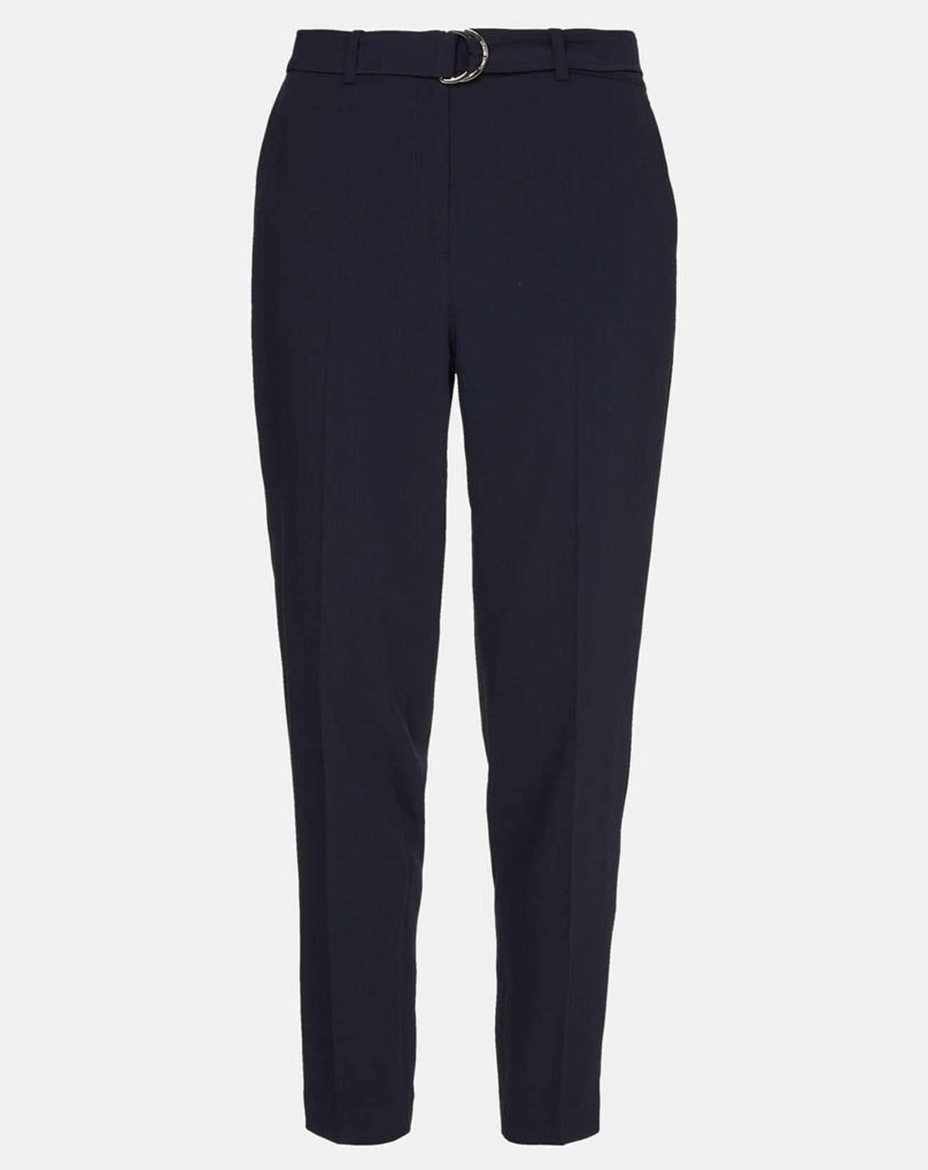 Tommy Hilfiger Pantalon taper en Twill Michelle bleu nuit