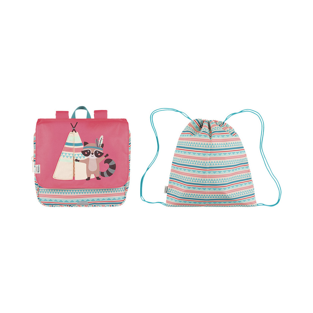 Cartable souple Tipi L'école des Tann's