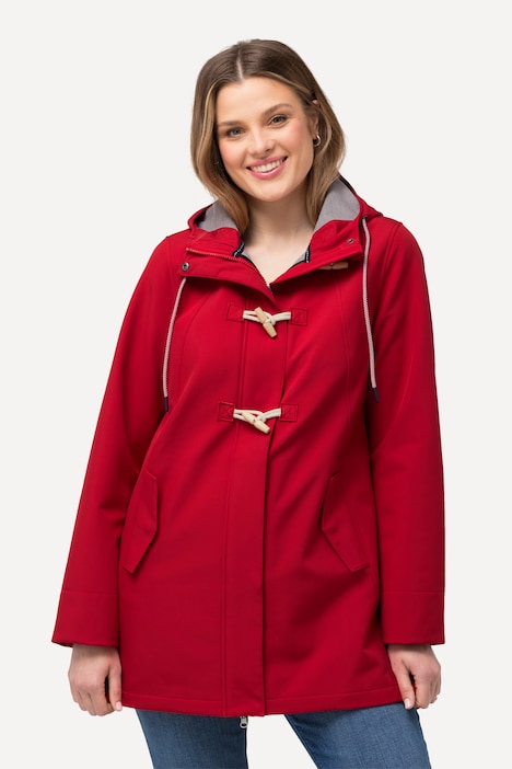 HYPRAR Softshelljacke, wasserabweisend, Fleecefutter, Kapuze