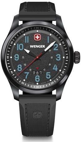Wenger - Terragraph 01.0541.127 - Horloge - Zwart - Zwitserse Makelij