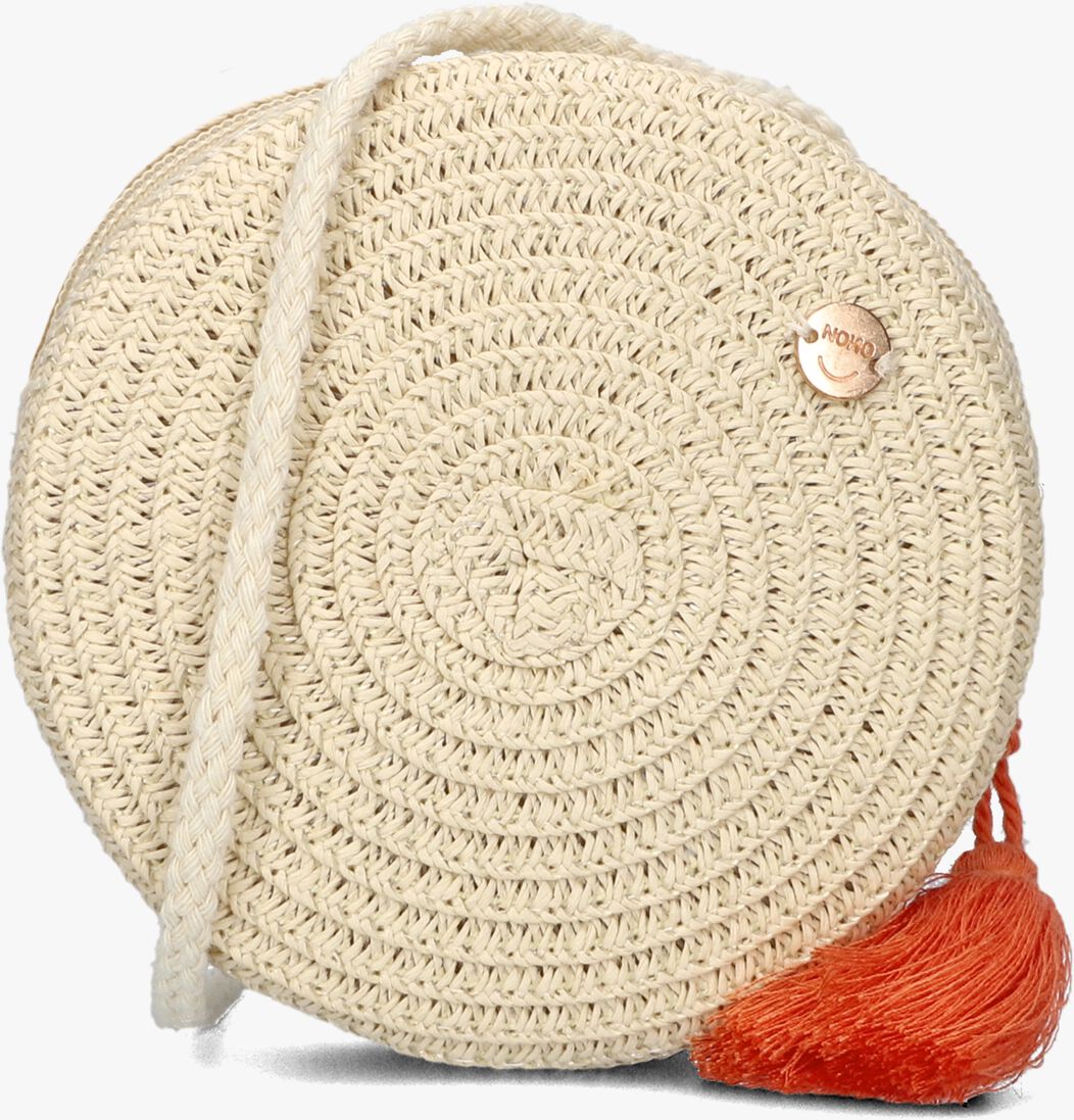 NONO ecru nono schoudertas toma round cord bag