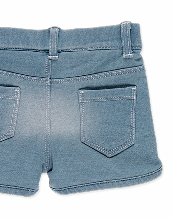 Jeans-Shorts BASIC GIRL in light blue denim