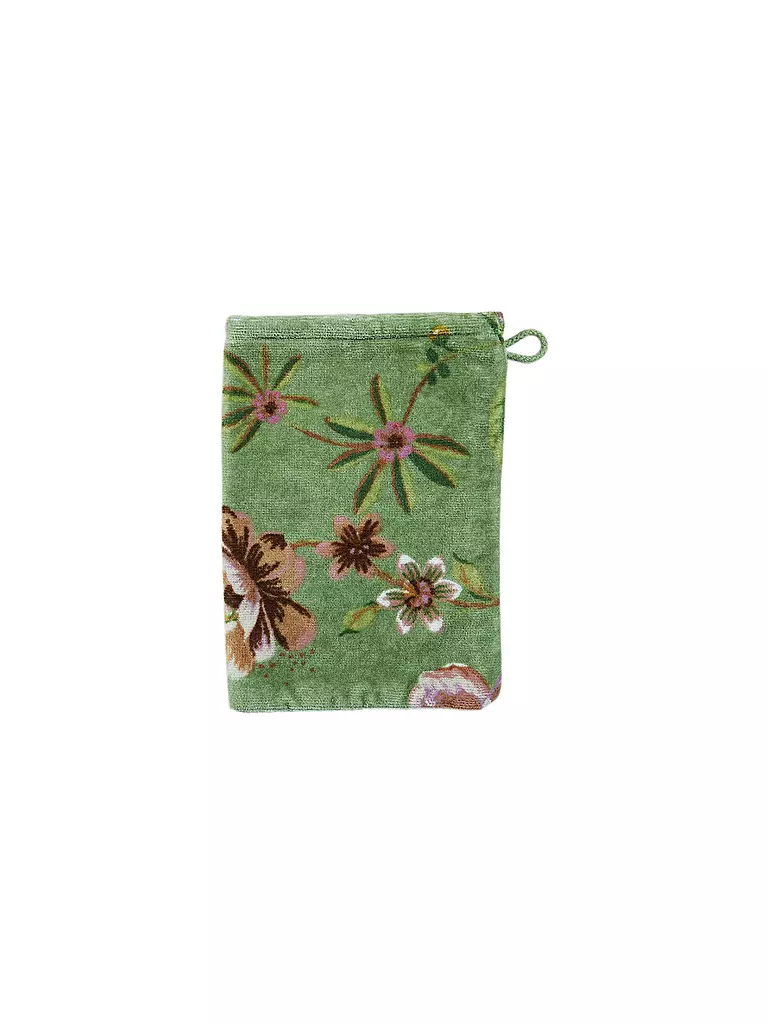 PIP STUDIO Waschhandschuh 16x22cm SECRET GARDEN Green grün
