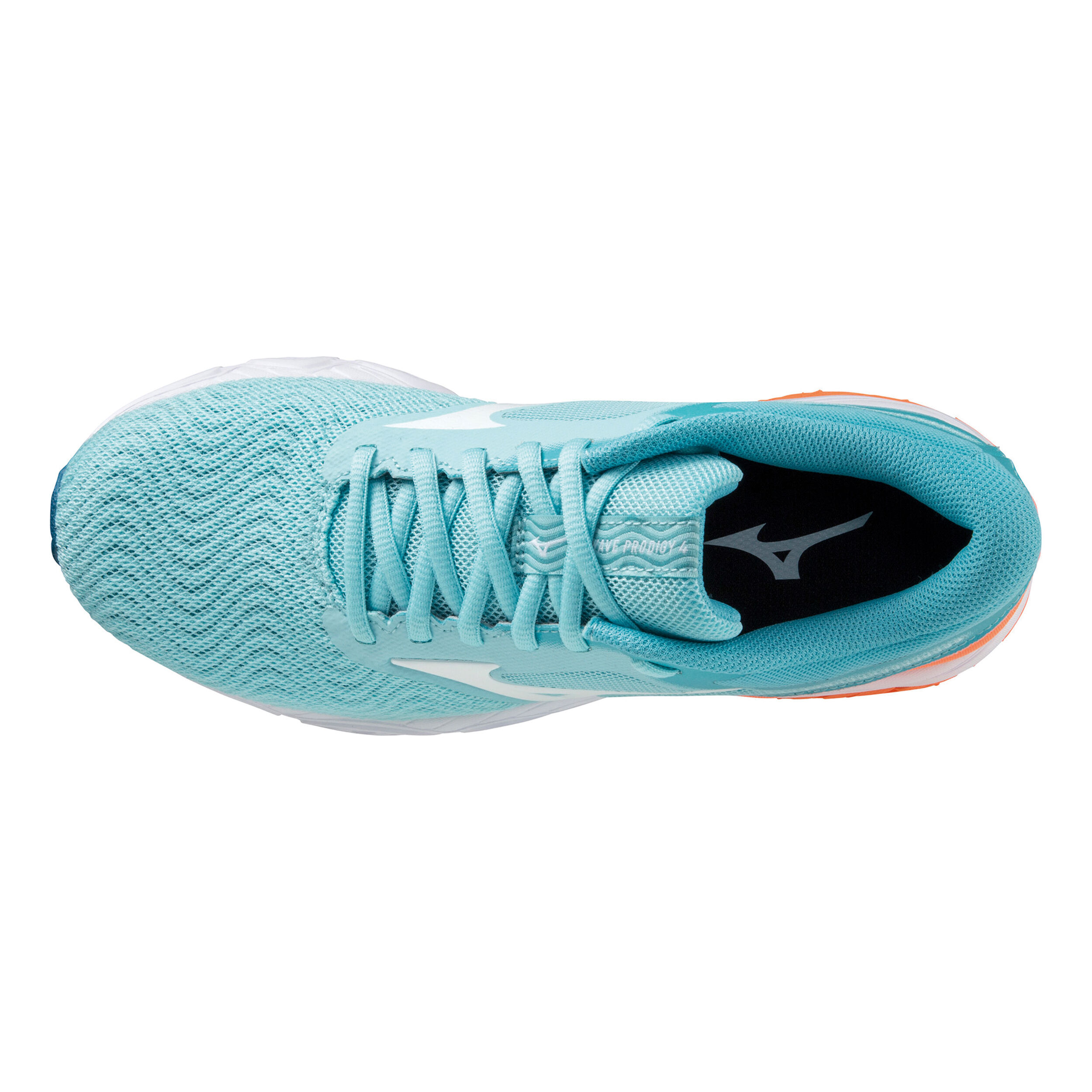 Mizuno Wave Prodigy 4 Chaussure De Running Sans Stabilisateurs Femmes - Bleu Clair , Blanc