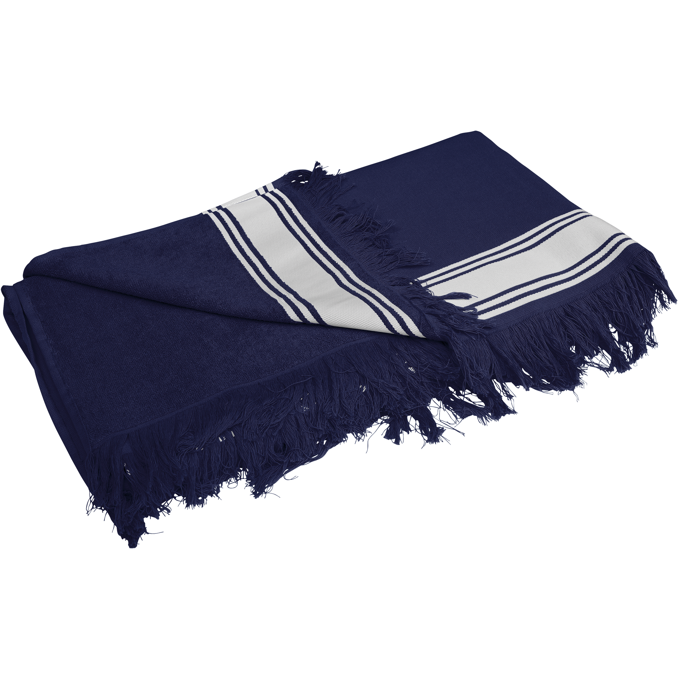 Kariban K128 - Serviette Fouta en Coton avec Franges Élégantes