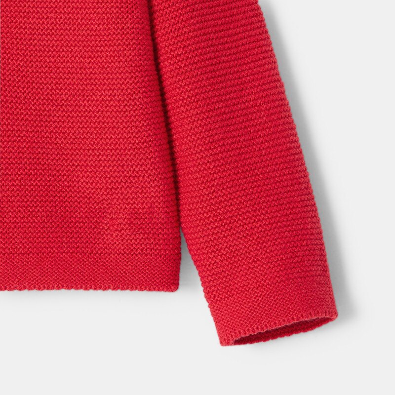 Pull de Noël en tricot rouge bébé garçon Absorba Rouge