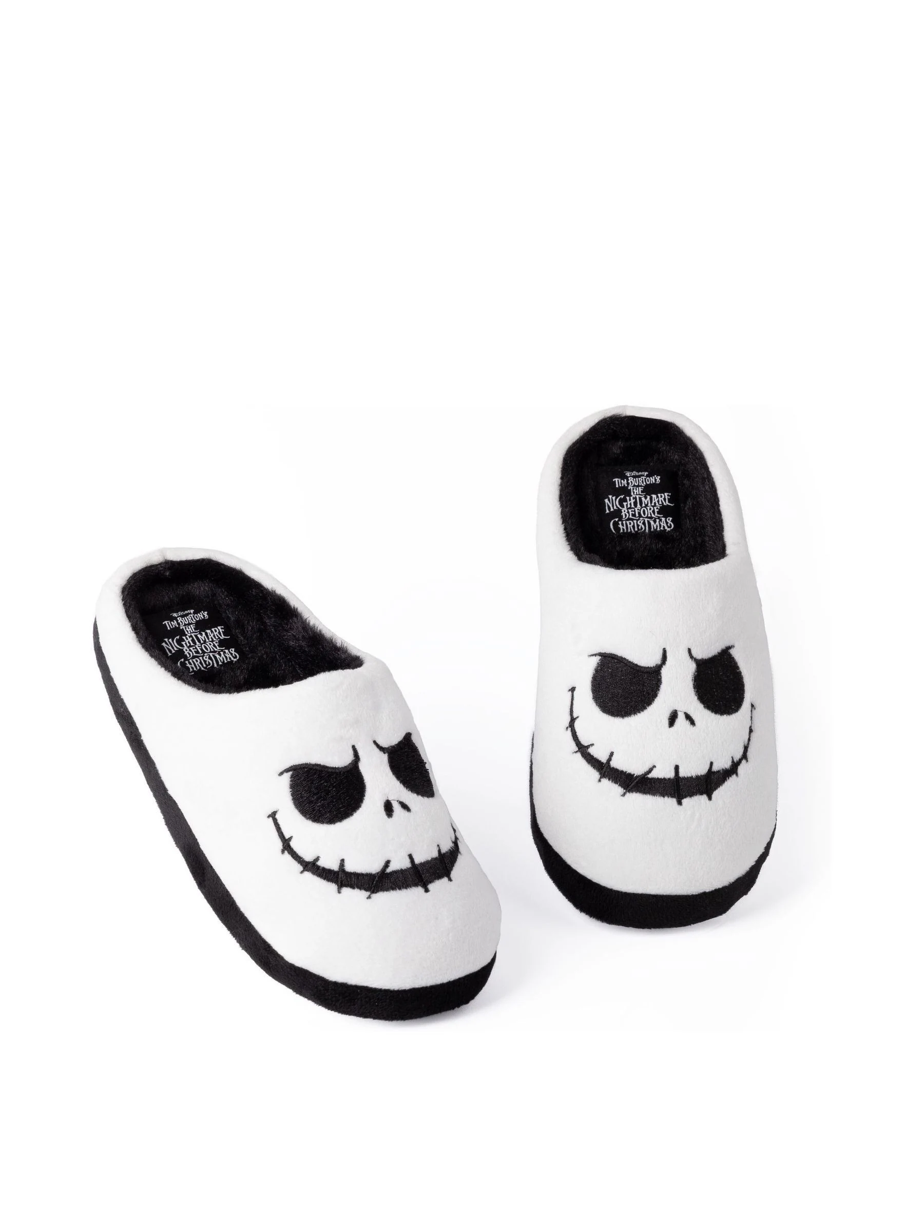 Wit met print van 'Nightmare Before' - Vanilla Underground Adult Winter Slippers