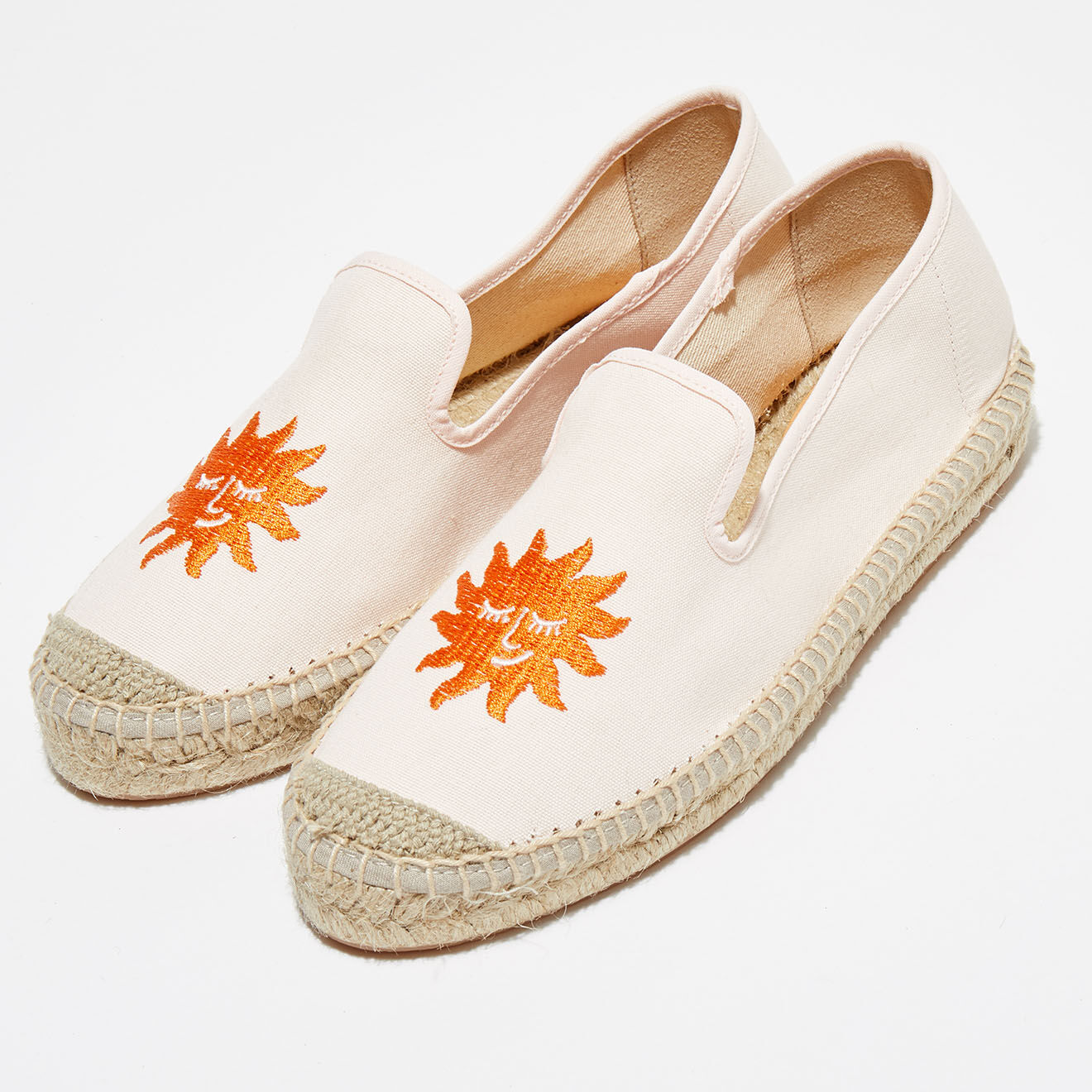 Quartier Latin Espadrilles en Textile rose pale