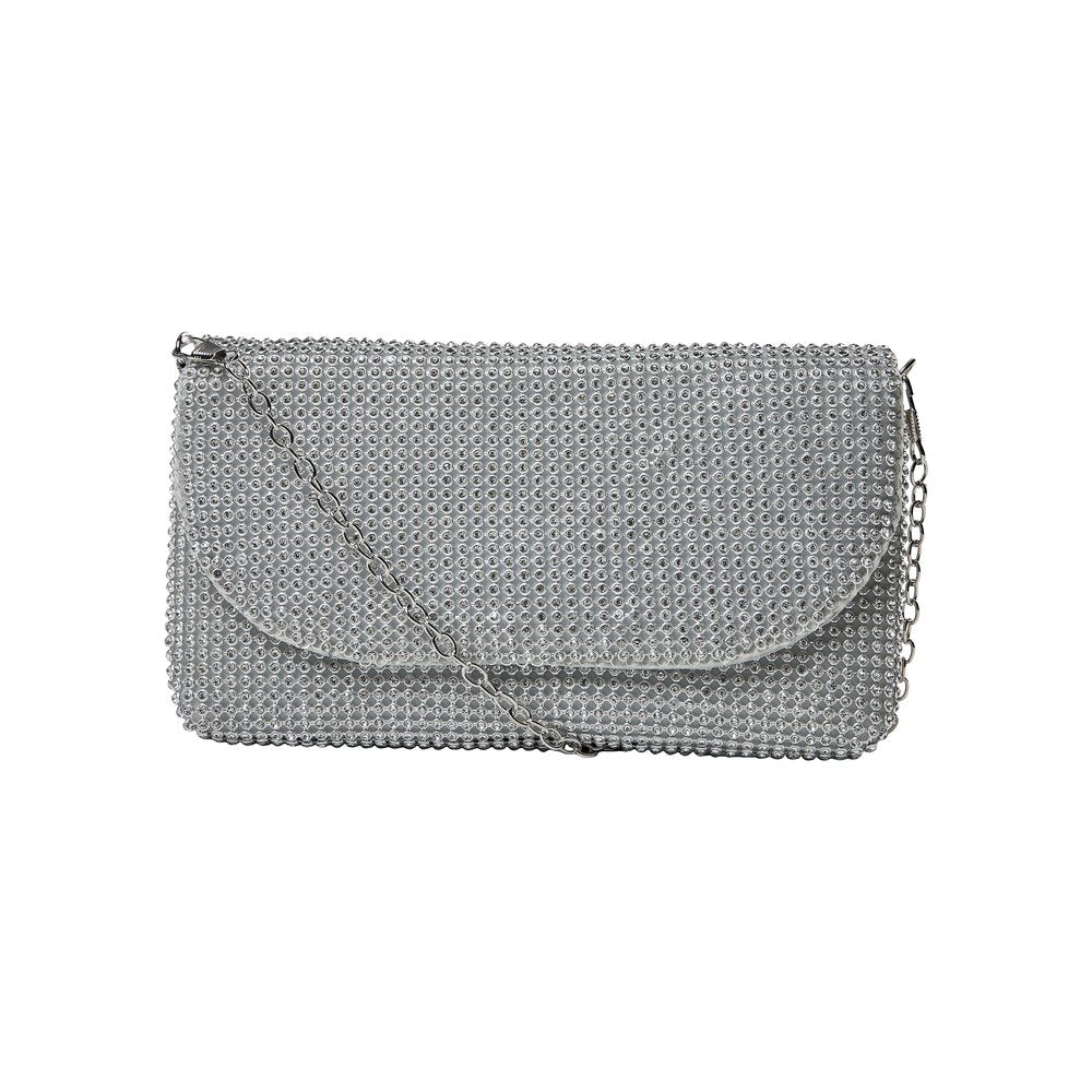 Bahne Accessories  Sparkling disco taske, mini - sølv