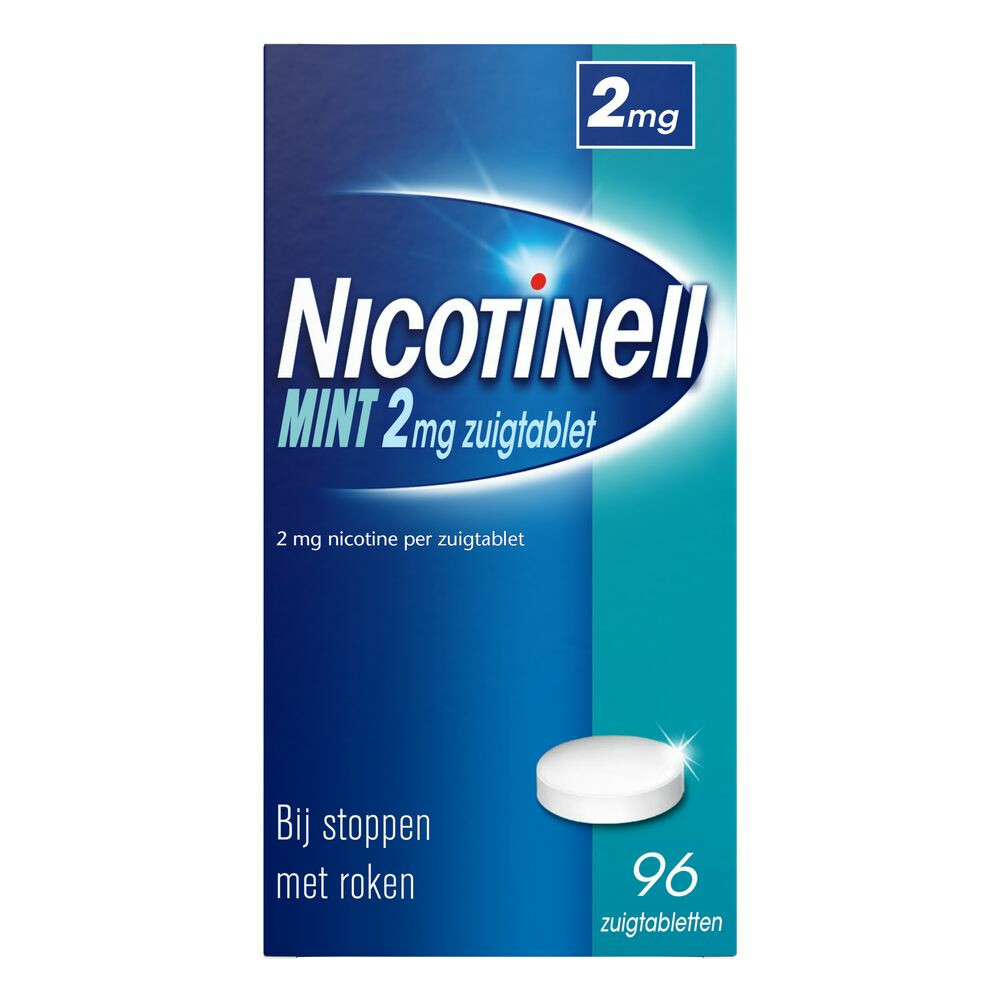 Nicotinell Zuigtablet Mint 2mg96 zuigtabletten