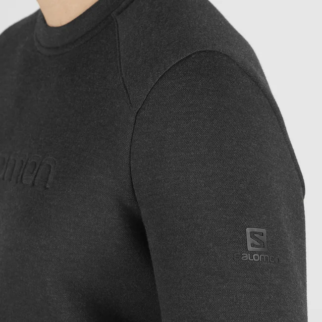 ESSENTIAL WARM  Crewneck-Pullover Herren BLACK/Heather