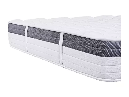 Matelas réversible CLICK 140x190 cm, en mousse mémoire de forme, haute adaptabilité et ergonomique, indépendance du couchage, avec face été/hiver, épaisseur 26cm