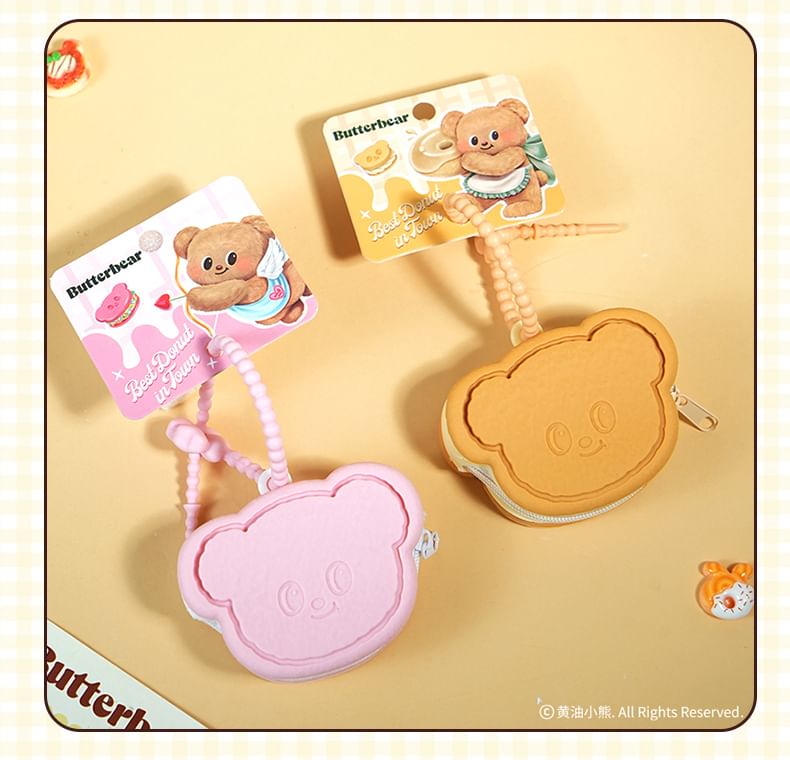 Butterbear - Butterbear Cookie Siliconen Sleutelhanger