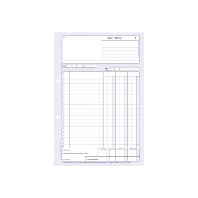 ELVE - 10 Manifolds Carnets de factures - 50 dupli - 21 x 14 cm