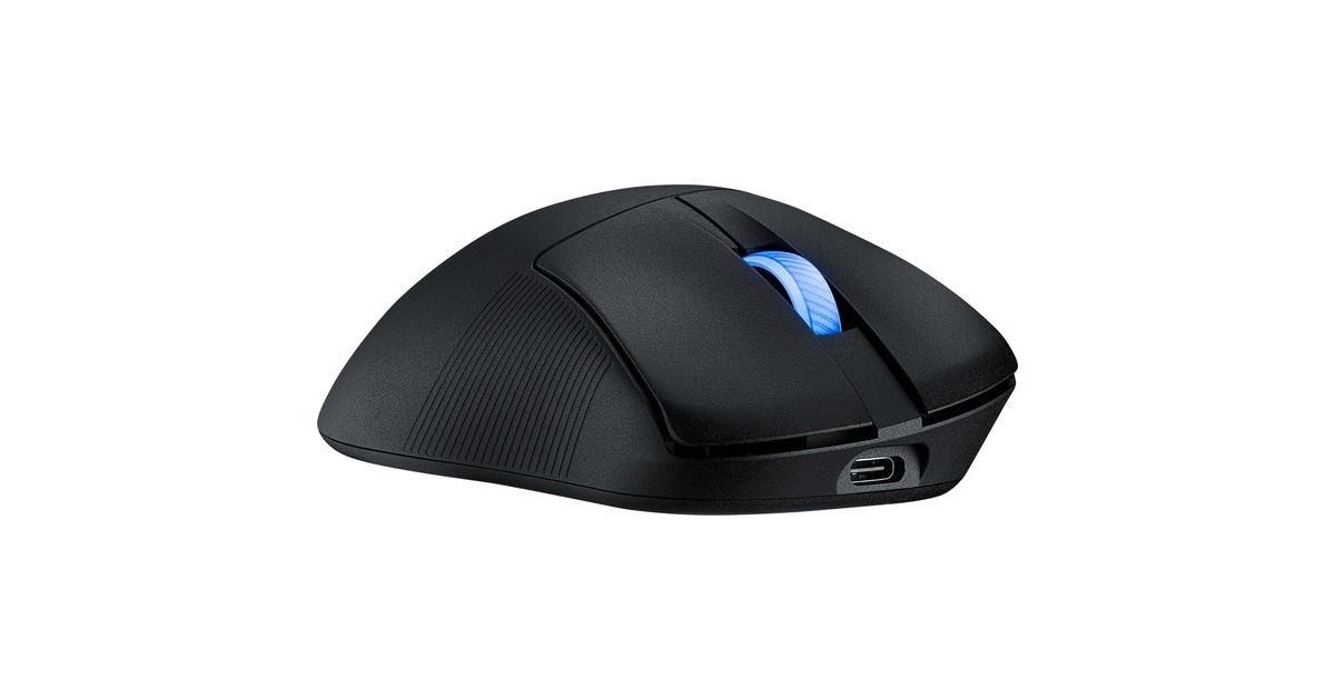 ASUSROG Keris II Ace gaming muis  (Zwart, 100 - 42.000 dpi, USB, 2,4 GHz, Bluetooth 5.1, RGB leds)