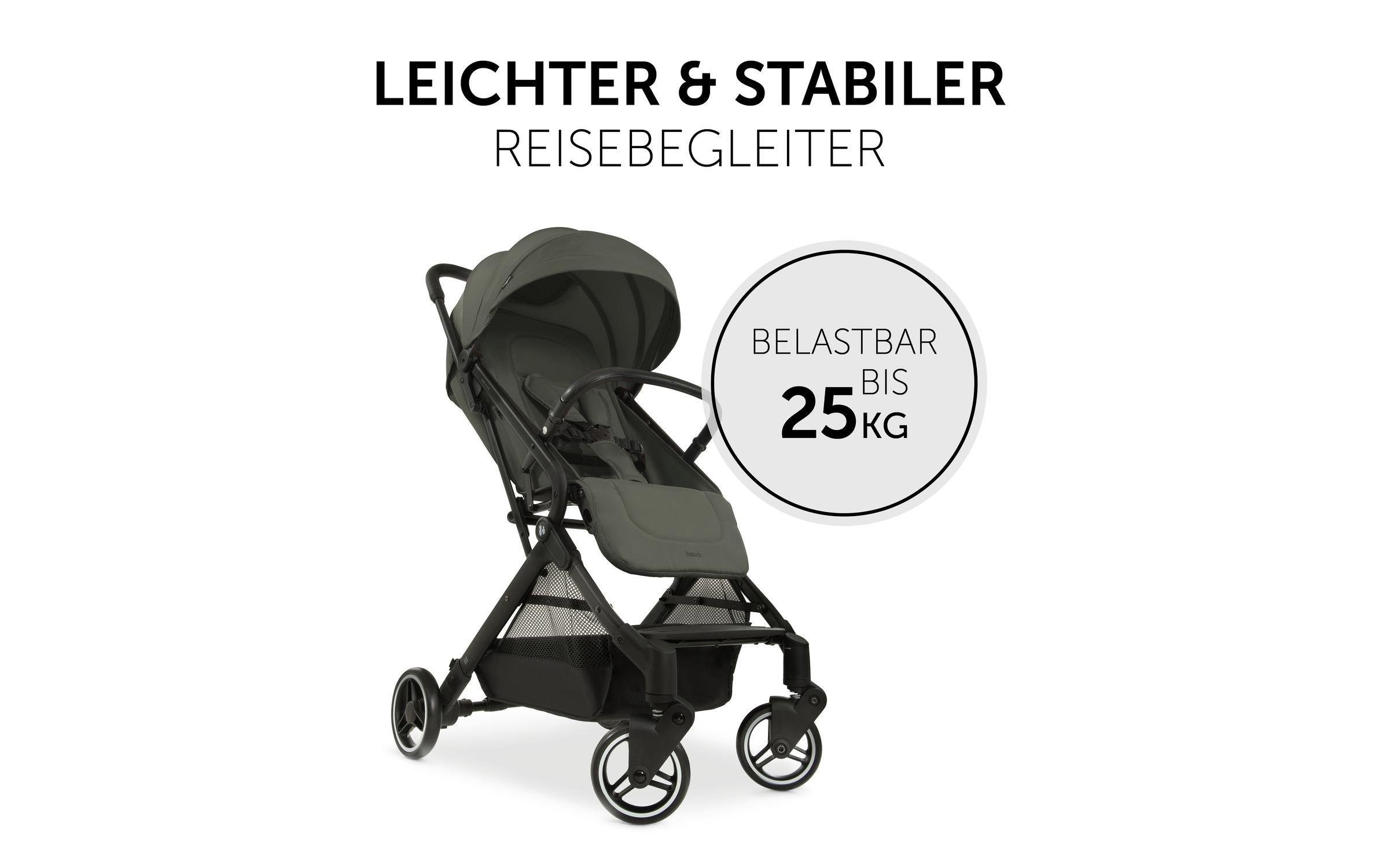 Buggy Travel N Care Dark Olive<br>Handlicher, kompakt verstaubarer Kinderwagen