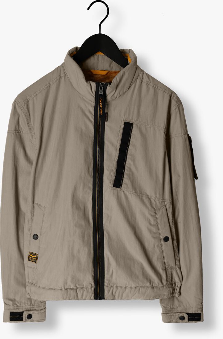 PME LEGEND lichtgrijze pme legend jack short jacket skycar 3.0 mech cotton