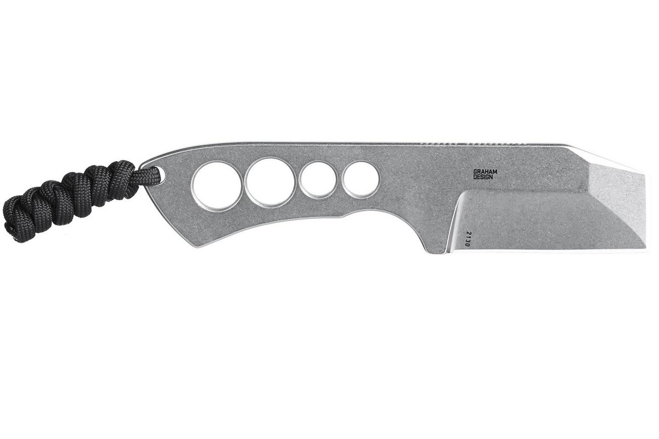 CRKT Razel Chisel 2130 Stainless Steel vaststaand mes, Jon Graham design