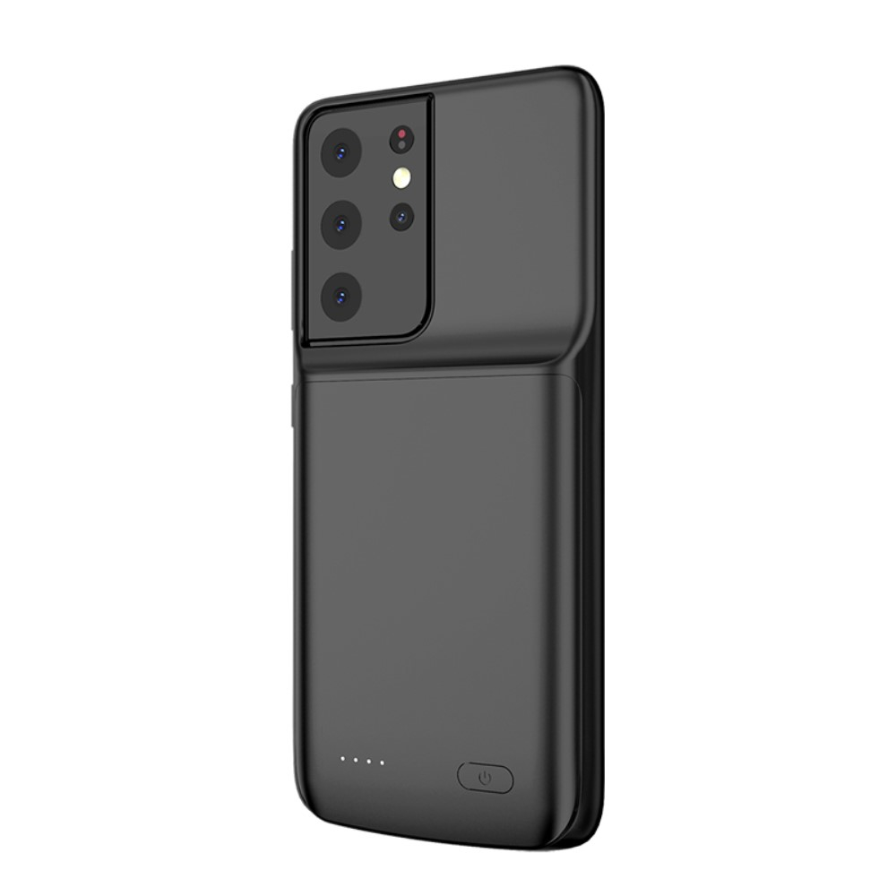 Samsung Galaxy S21 Ultra 5G Backpack Akku Case (4700mAh) Schutzhülle - Schwarz