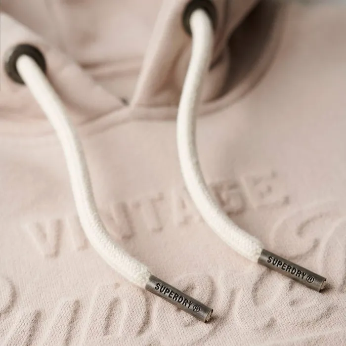 Superdry Embossed Vintage Logo Graphic Hoodie Heren