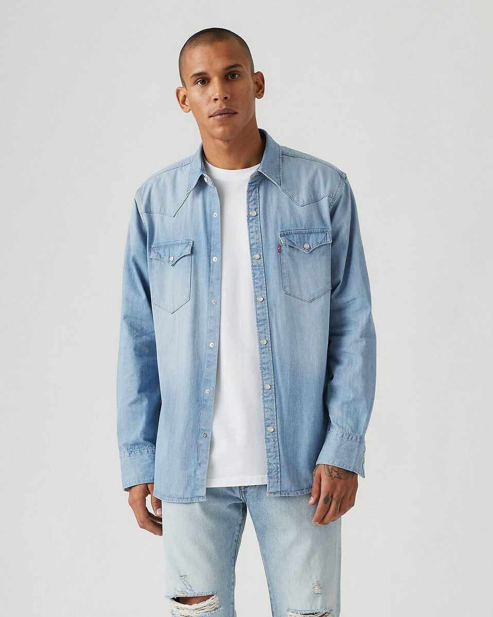Camisa jeans Levi's Barstow Western