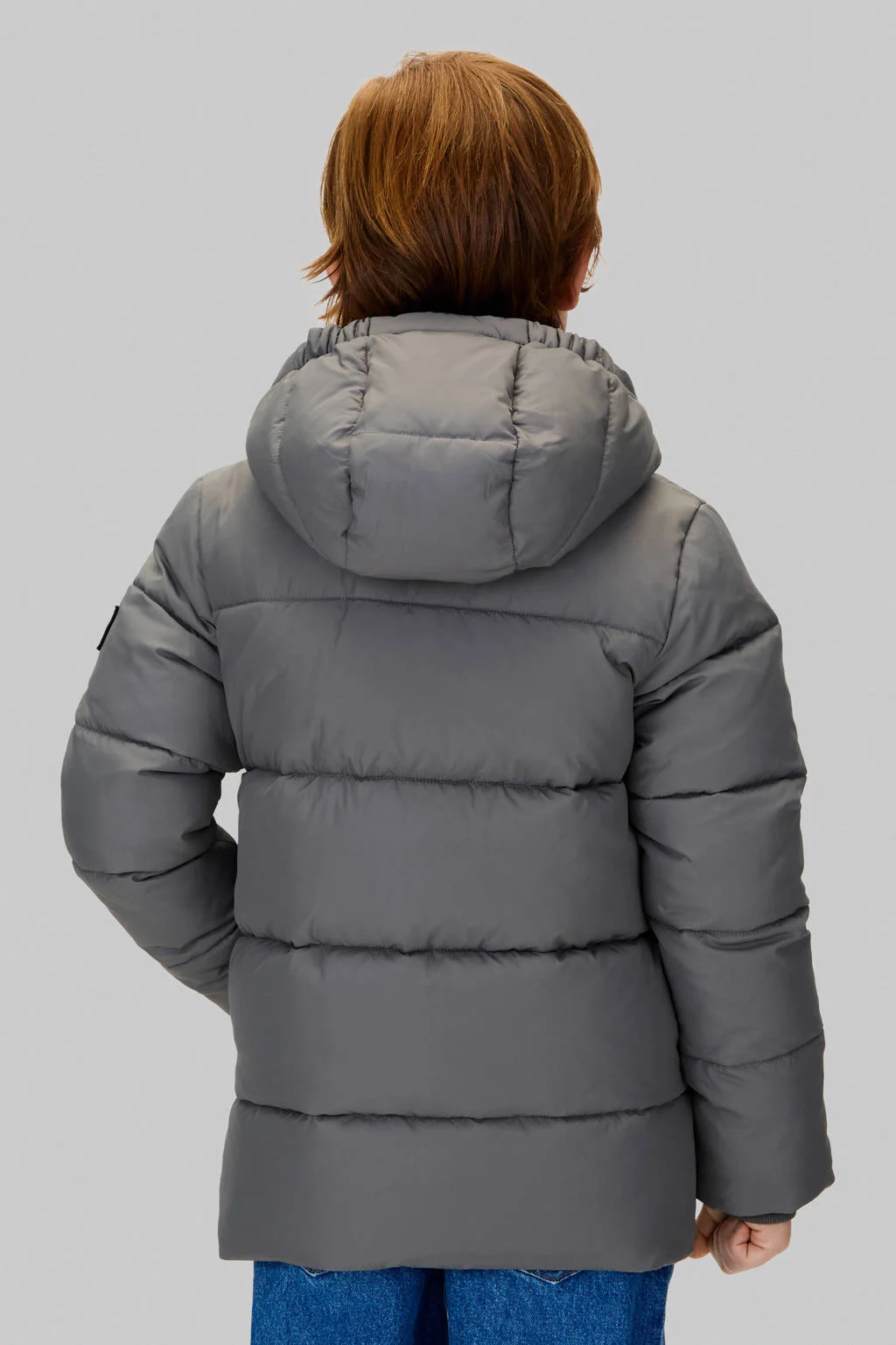 CALVIN KLEIN JEANS gewatteerde jas grijs