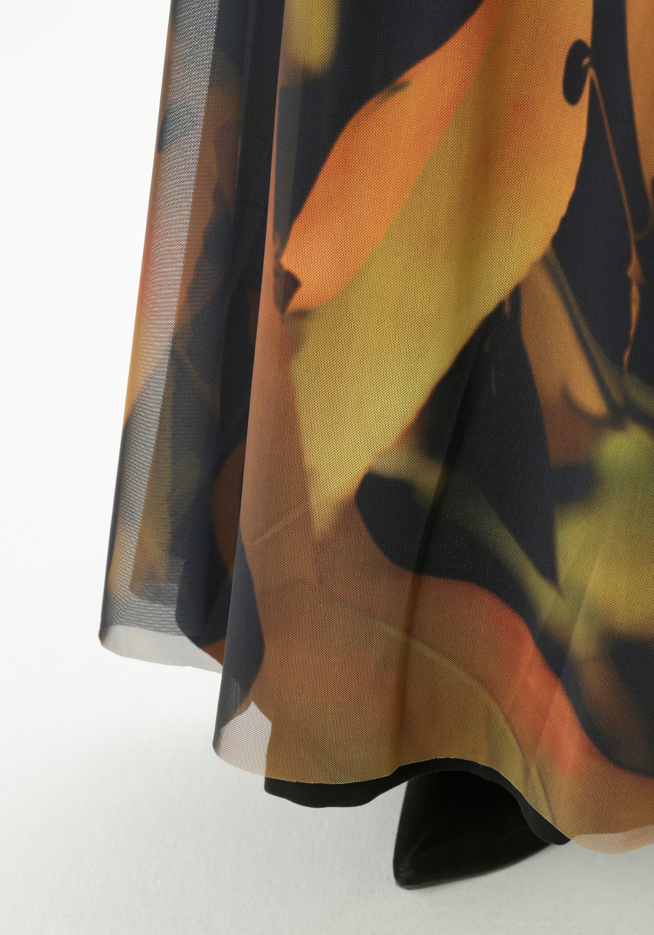 Aniston SELECTED Maxirock , mit farbharmonischen Batikdruckdessin - NEUE KOLLEKTION