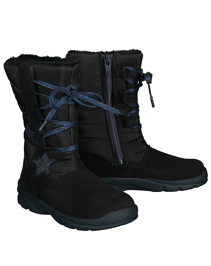 Winterstiefel WALLY gefüttert in dunkelblau