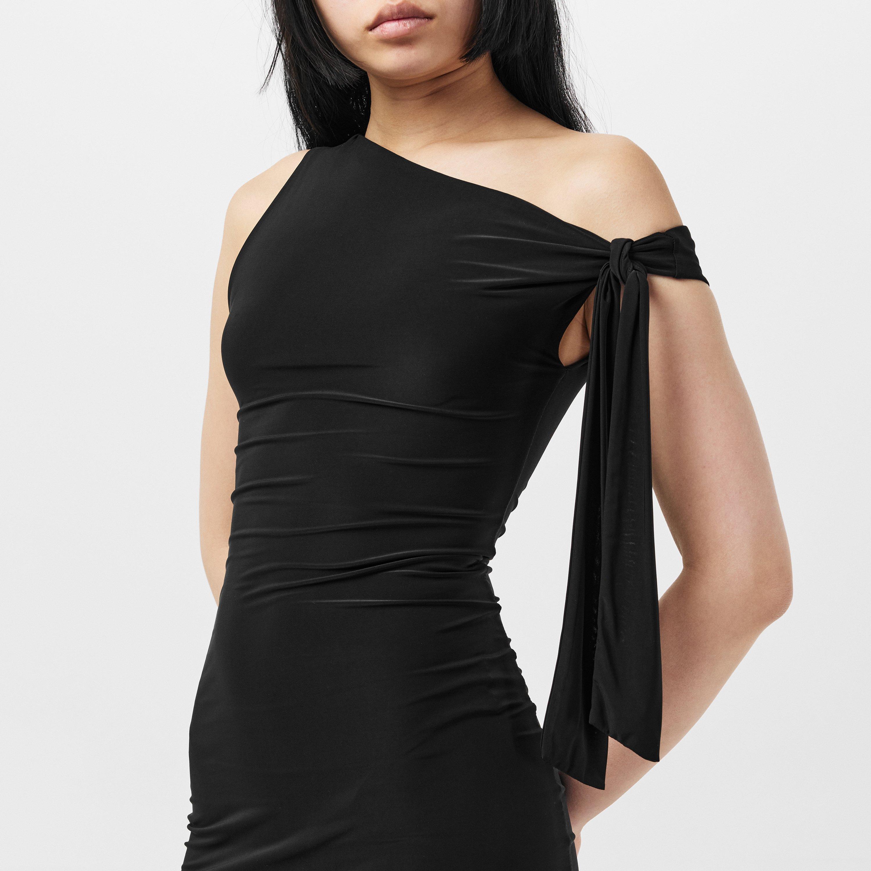 Missy Empire Tie Shoulder Midi Dress