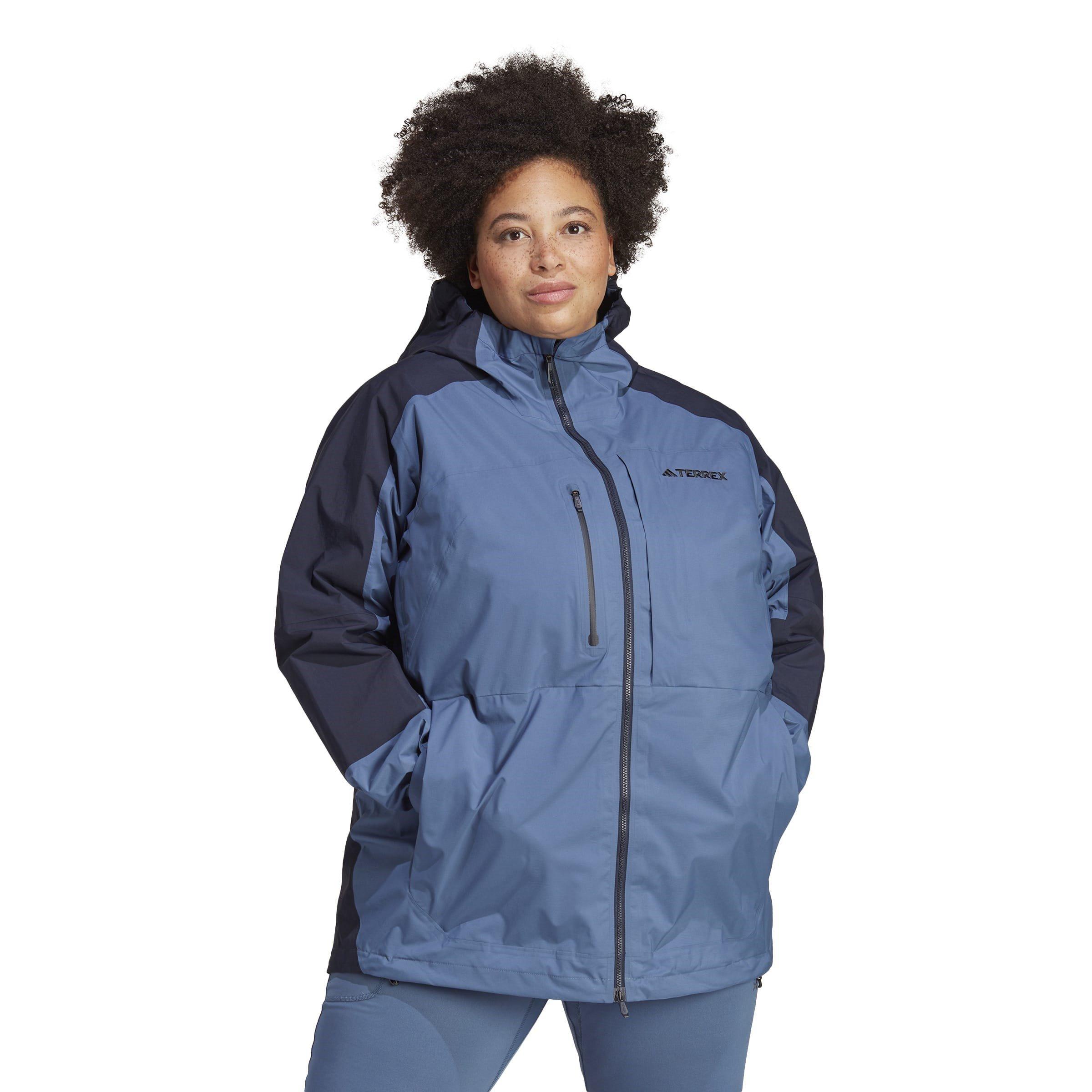 adidas Terrex Xploric RAIN.RDY Hiking Jacket (Plus Size) Womens