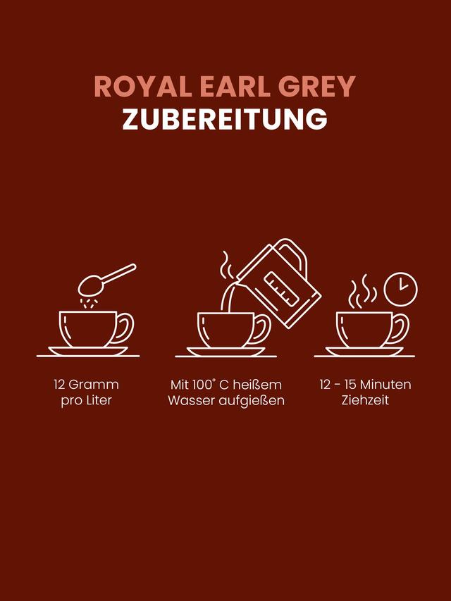 Schwarzer Tee Earl Grey, lose, 100 g