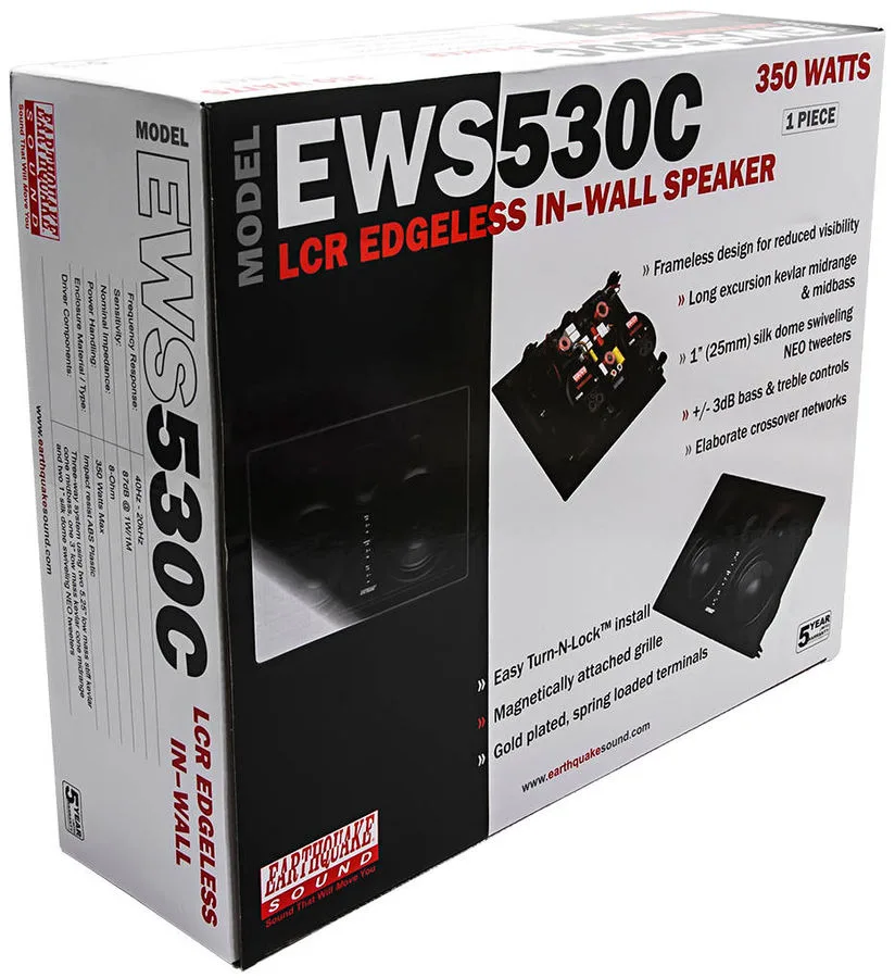 Earthquake EWS-530C (la pièce) Enceintes encastrables