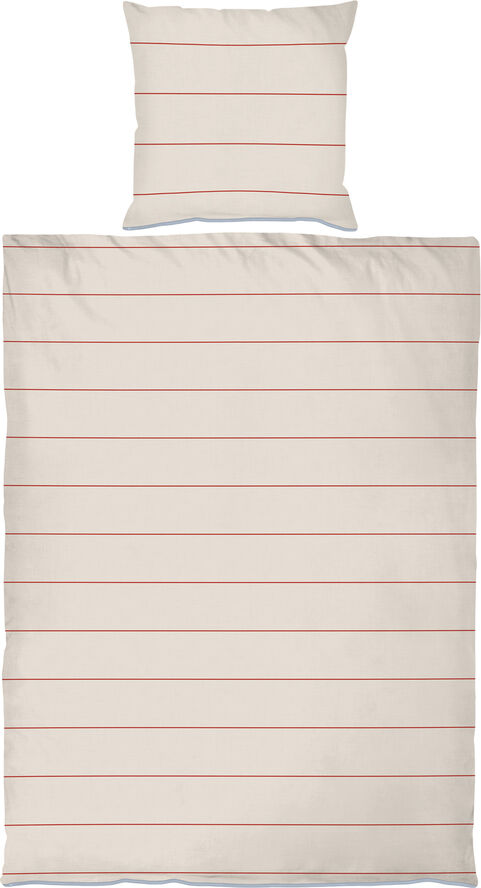 Mette Ditmer ALIGN bed set Bright red , sand
