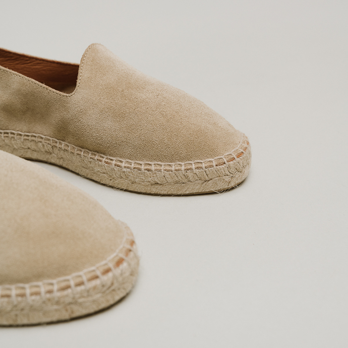 Espadrilles  en croute beige