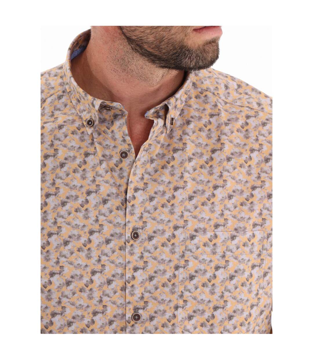 Chemise imprimée col boutonné