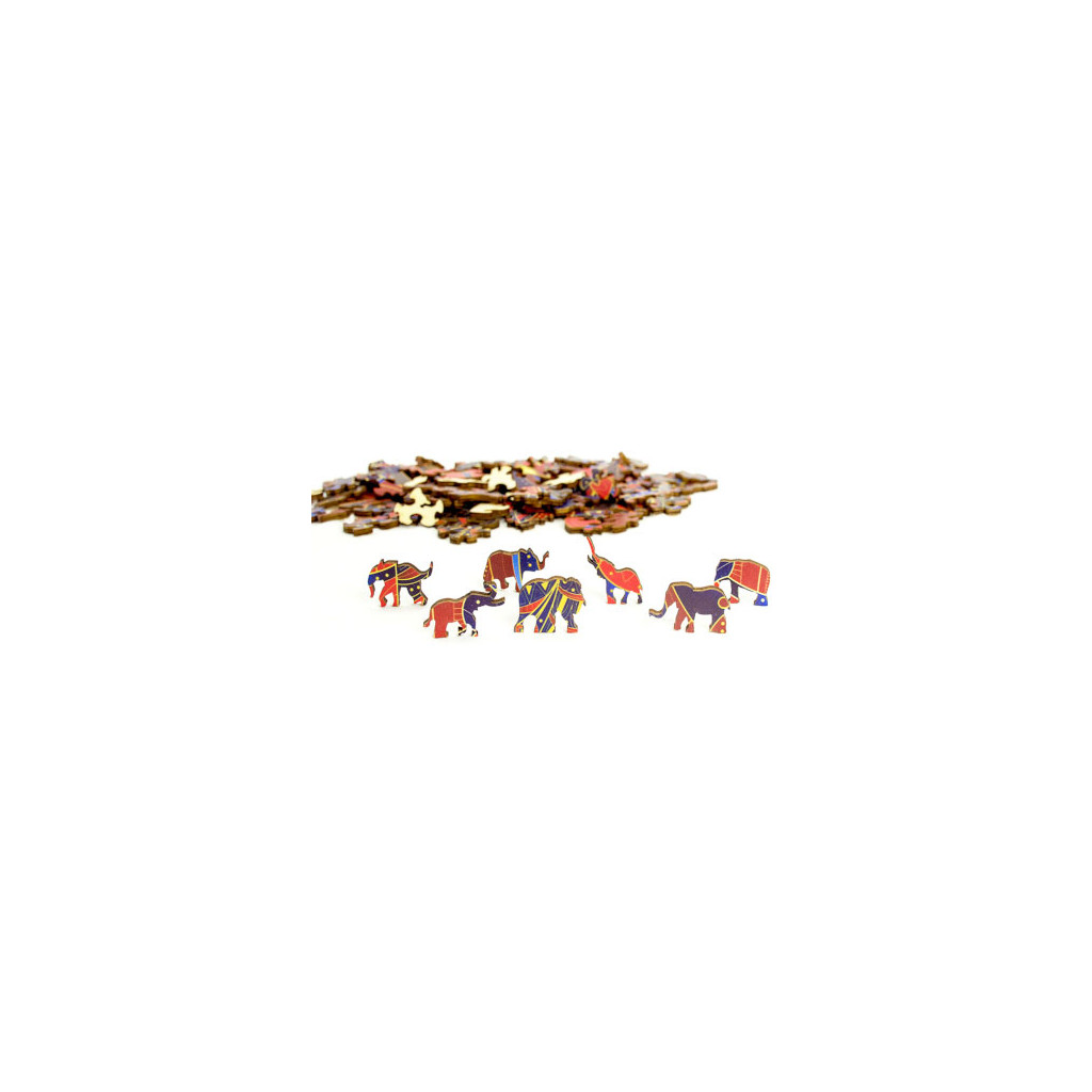 Rainbow Puzzle en bois - Elephant - 99 pièces