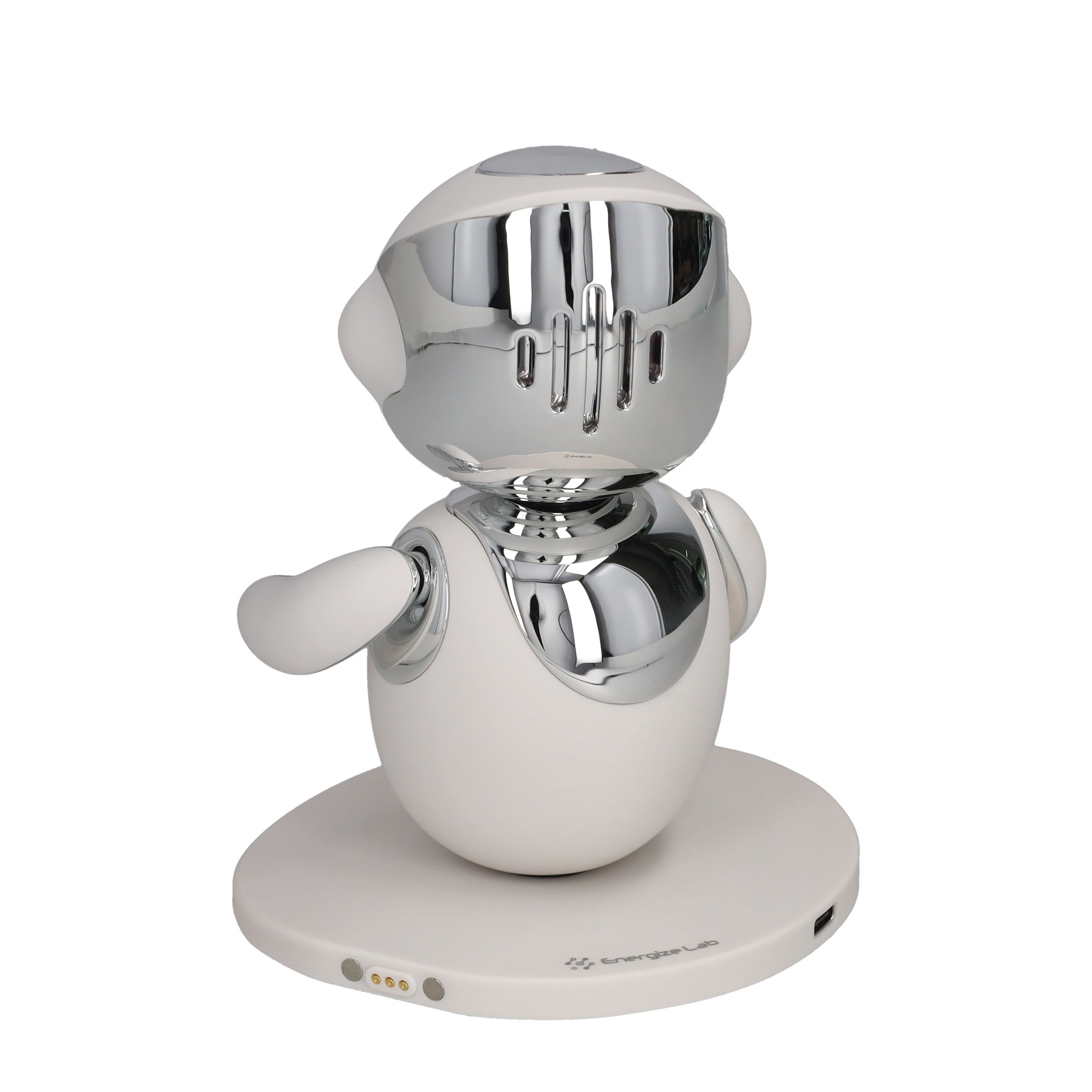 Eilik Der kleine Desktop Begleiter Bot mit unendlichem Spass - Silber (Limited Editon)