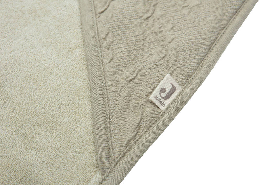 badcape 75x75cm Soft Waves - Olive Green
